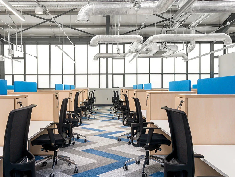 Precision-Software-Office-Sit-Stand-Office-Desks-with-Side-Storages-and-Black-Mesh-Chairs_ac8aa2cc-7e3b-4c56-8c6d-872a113ca9c6